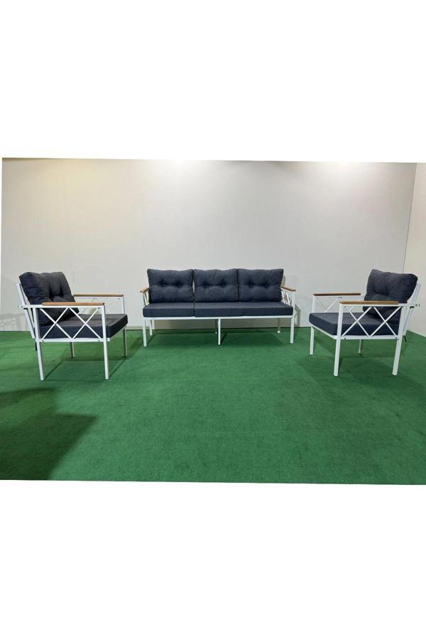 3+1+1 Beyazprofil Bahçe,balkon,teras,cafe,çay Seti,oturma Grubu,koltuk Takımı,ofis Koltuğu - Image 1