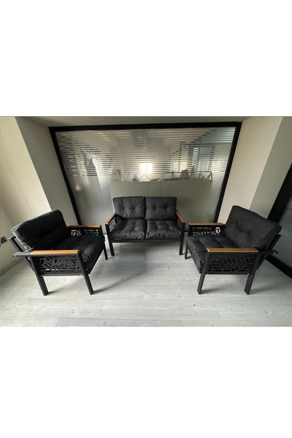 MİAMİ 2+1+1 MELİSA Balkon-bahçe-kafe Çay Seti Koltuk Oturma Takımı-oturma Grubu,ofis Koltuğu - Image 1