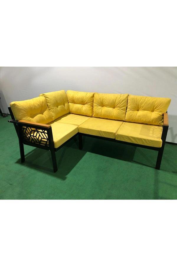 melisa 2+2 Köşe Yön değiştirilebilir Koltuk Takımı Balkon-bahçe-kafe-çay Seti fonksiyonel - Image 1