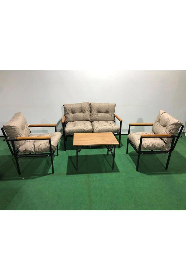 Zümrüt Balkon-bahçe-kafe,çay Seti,koltuk Takımı,oturma Grubu,ofis Koltuğu 70x50 Sehpa - Image 1