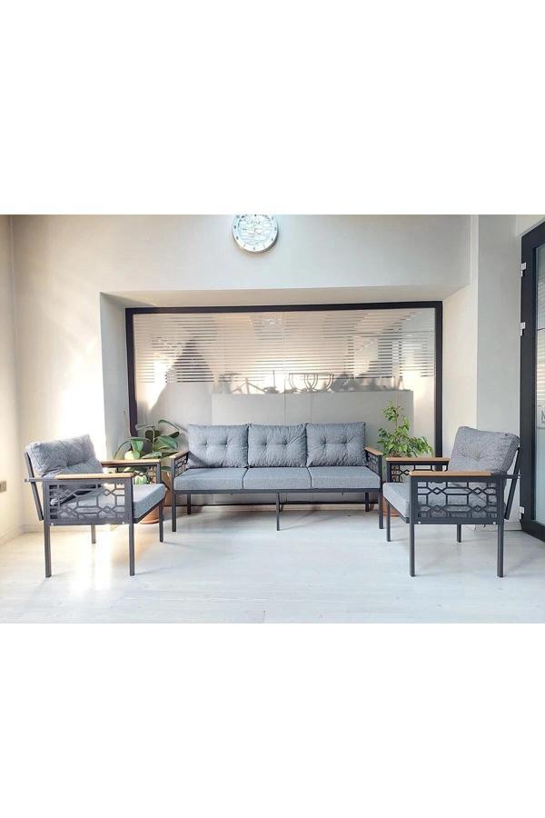 İnci Balkon-bahçe-kafe Çay Seti Koltuk Oturma Takımı-oturma Grubu Çstakımlazer - Image 1