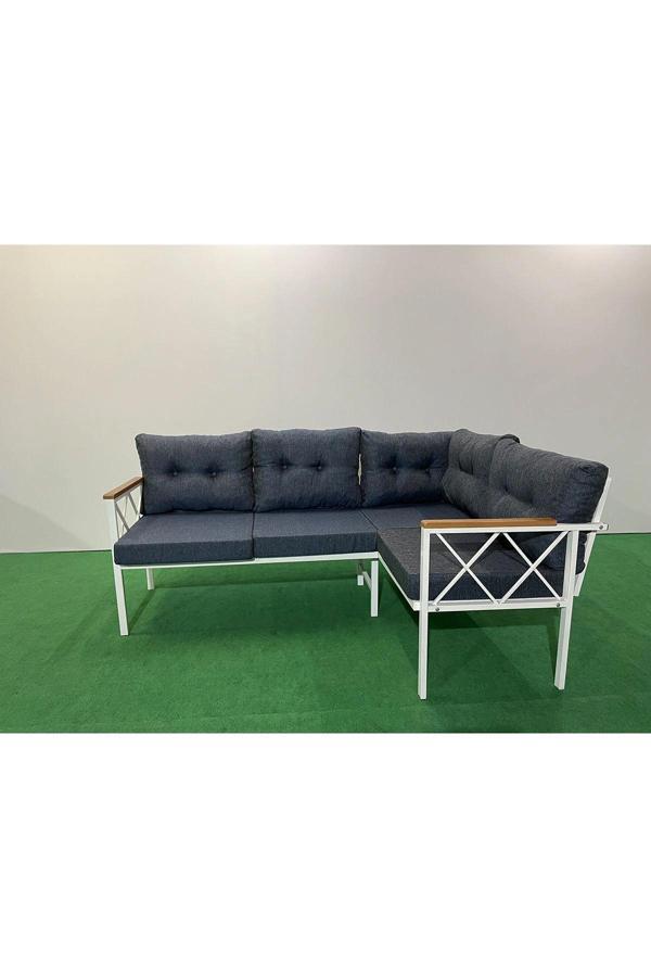 Köşe Koltuk Takımı , 2 2 Balkon-bahçe-kafe,çay Seti,koltuk Takımı,mutfak Köşesi Beyaz Profil - Image 1