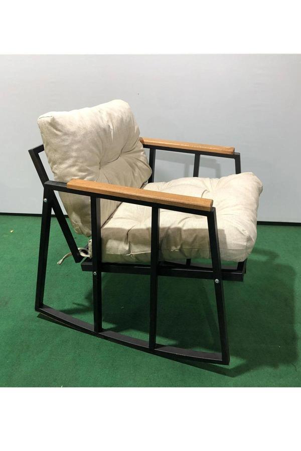 Sallanırtek Balkon-bahçe-kafe Çay Seti Koltuk Oturma Takımı,çaysetleri Sallanır Koltuk Miami - Image 1