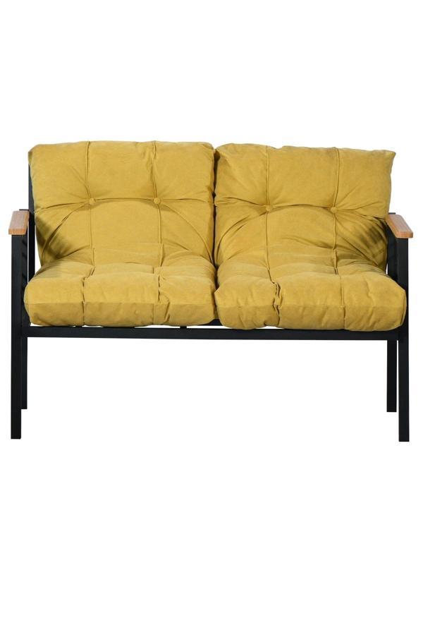 Balkon-bahçe-ofis-kafe Çay Seti Koltuk Oturma Takımı-oturma Grubu Miami Ikili - Image 1