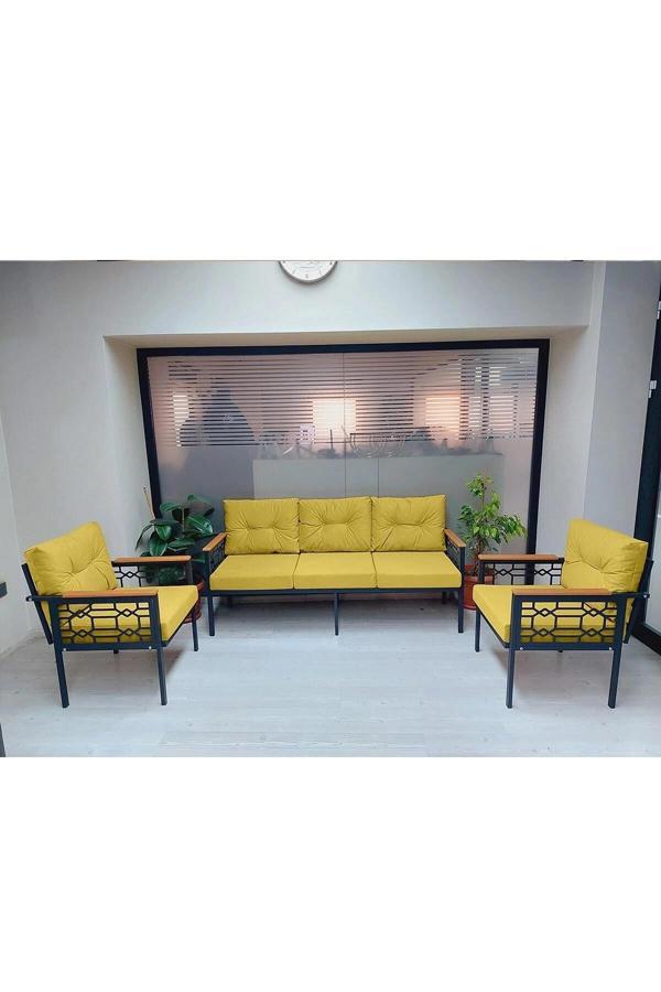 İnci Balkon-bahçe-kafe Çay Seti Koltuk Oturma Takımı-oturma Grubu Çstakımlazer - Image 1