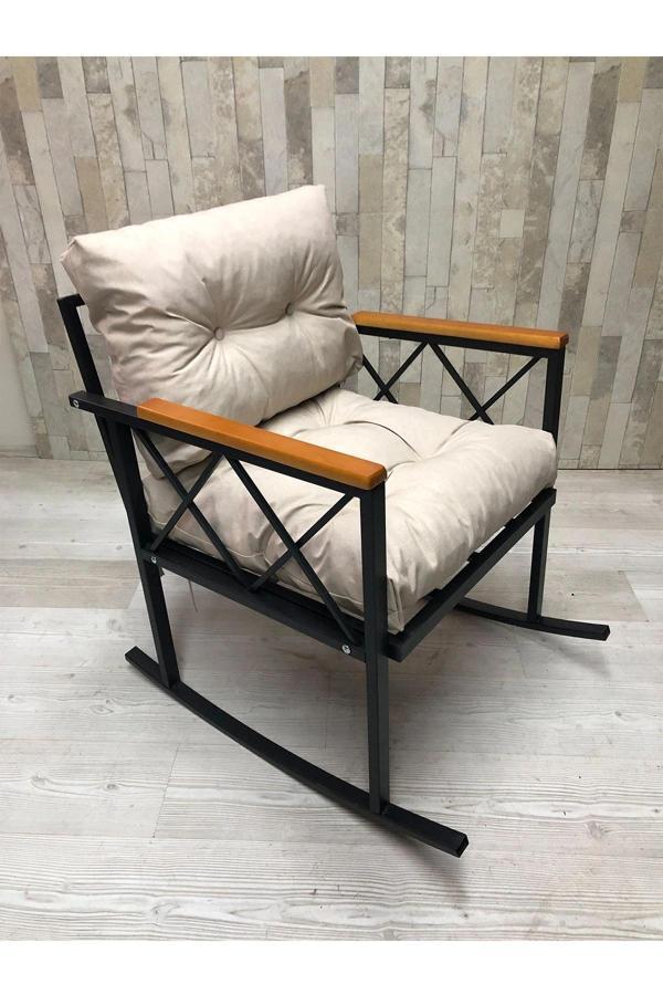 Sallanan Sandalye Tv Koltuğu Kafe-balkon-mutfak-berjer Sallanır Tekli Koltuk Miami - Image 1