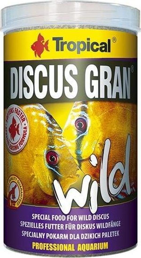 Tropical Discus Gran Wild Vahşi Discuslar için Granül Balık Yemi 1000 Ml 440 Gr - Image 1