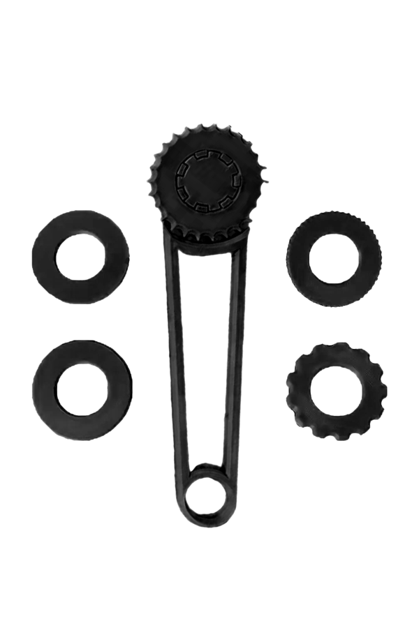 5 Parça Manuel Karton Delme Aleti Seti – Ayarlanabilir, Dayanıklı ve Ergonomik Tasarım - Image 1