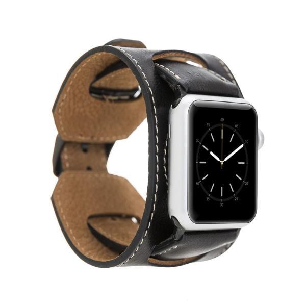 Apple Watch Uyumlu Deri Kordon 42-44-45mm Cuff RST1 - Image 1