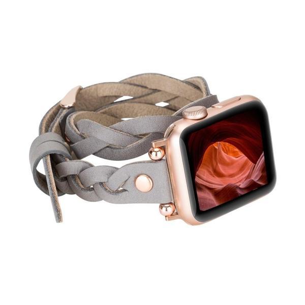 Apple Watch Uyumlu Deri Kordon Peggy 38-40-41mm DTRTRST9 - Image 1