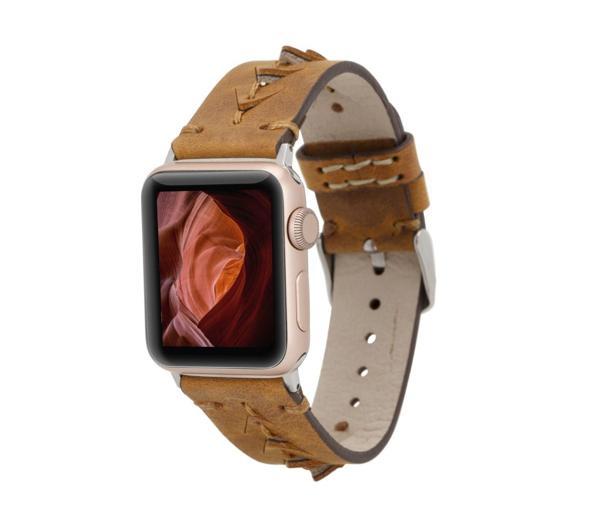 Apple Watch Uyumlu Deri Kordon 38-40-41mm G19 Boras - Image 1