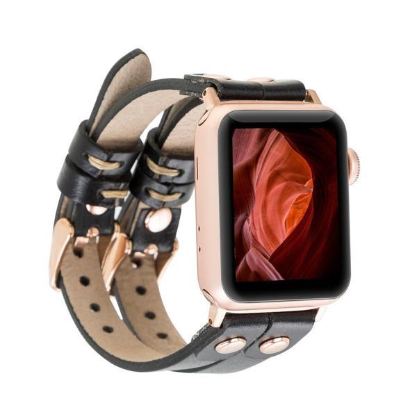 Apple Watch Uyumlu Deri Kordon Ely Double Tour RST1 - Image 1