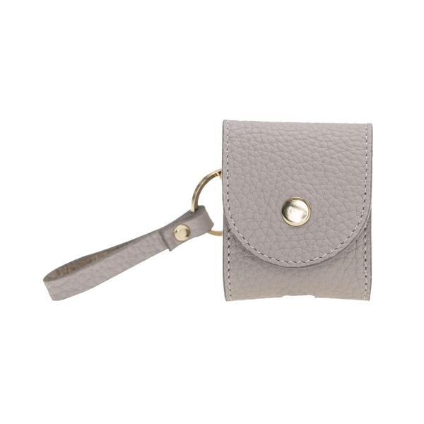 Apple AirPods 2.nesil Uyumlu Deri Kılıf Mai Snap ERC3 Bej - Image 1