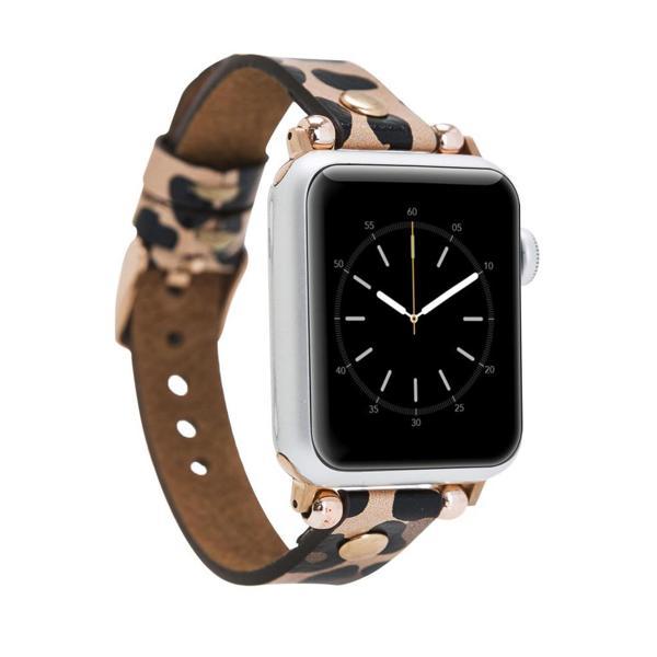 Apple Watch Uyumlu Deri Kordon 38-40-41mm GT LE02N - Image 1