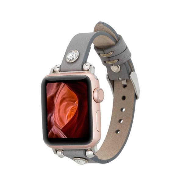Apple Watch Uyumlu Deri Kordon Visby 38-40-41mm RST9 - Image 1