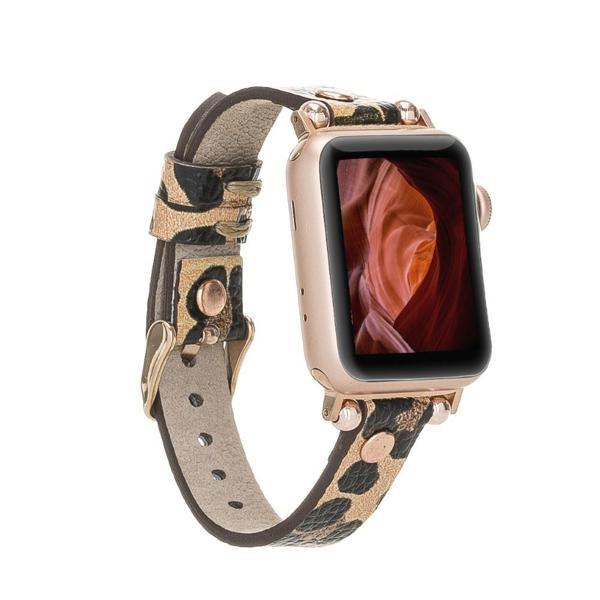 Apple Watch Uyumlu Deri Kordon 38-40-41mm RT LEO2N - Image 1