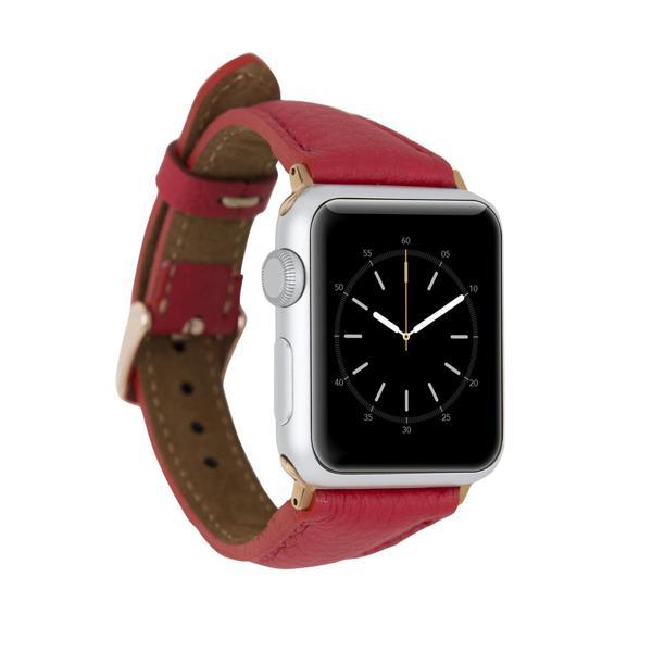 Apple Watch Uyumlu Deri Kordon 42-44-45mm Slim ERC2 - Image 1