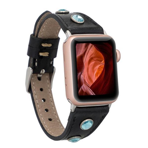 Apple Watch Uyumlu Deri Kordon 38-40-41mm Slim TR RST1 - Image 1