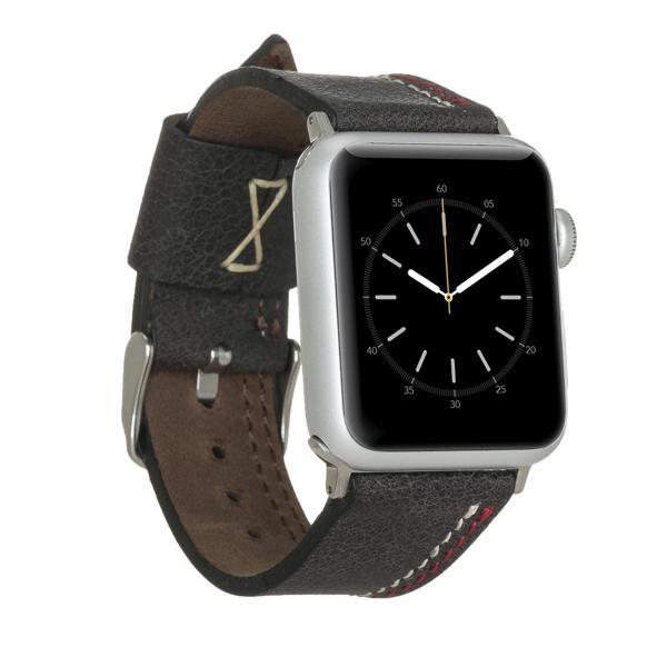 Apple Watch Uyumlu Deri Kordon 38-40-41mm BA3 TN01 - Image 1