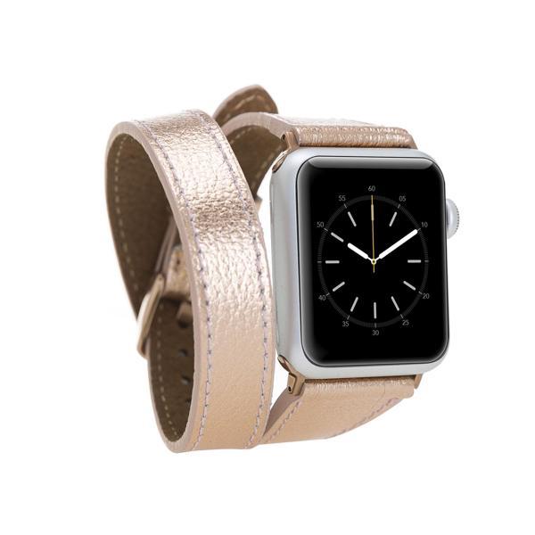 Apple Watch Uyumlu Deri Kordon 38-40-41mm DT RG2 - Image 1