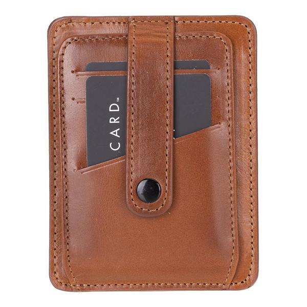 Hakiki Deri, El Yapımı Kartlık BLWL20 RST2 Gölgeli Taba - Image 1