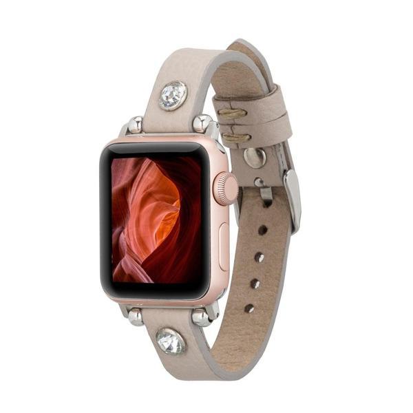 Apple Watch Uyumlu Deri Kordon Visby 38-40-41mm ERC3 - Image 1