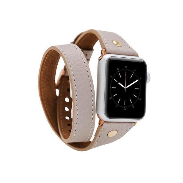Apple Watch Uyumlu Deri Kordon 38-40-41mm Slim DTGT ERC3 - Image 1