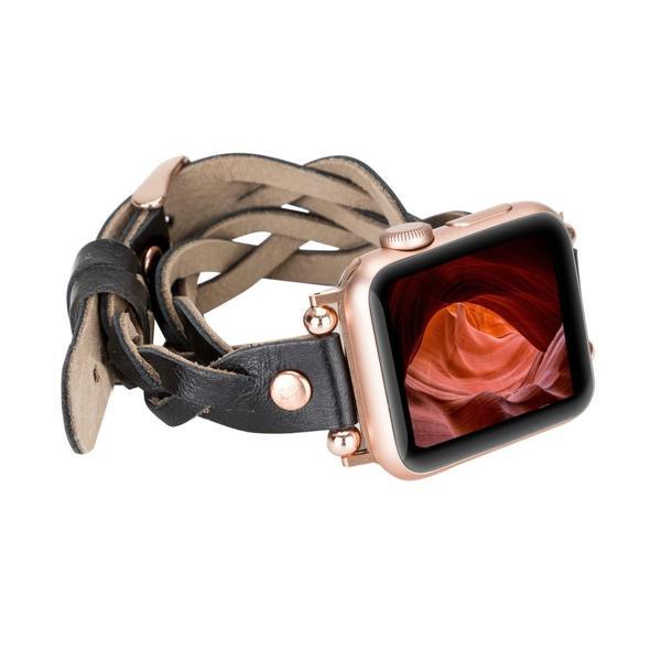 Apple Watch Uyumlu Deri Kordon 38-40-41mm DT RT RST1 - Image 1