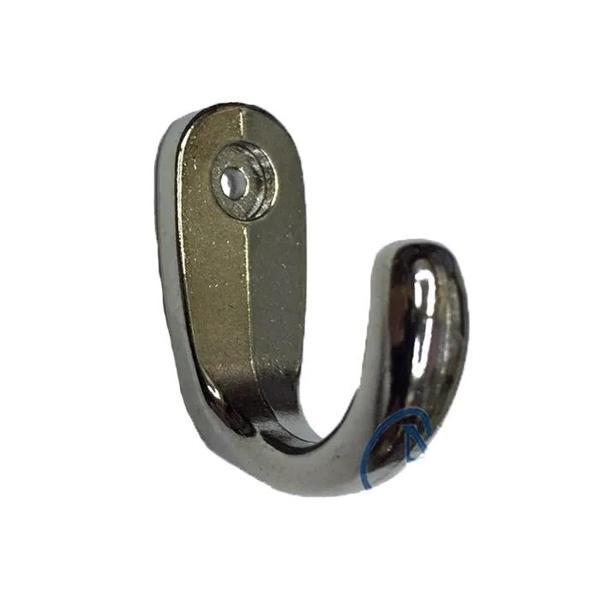 Büyük Tekli Fincan Askı, Dekor Askısı - Nikel, 12x23x30 Mm - Image 1