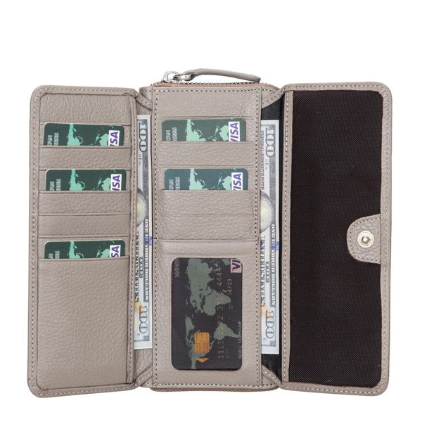 Tiago Deri Kadın Cüzdan FL06 Vizon - Image 1