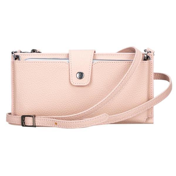 Lozan Strap 6.5 inch Uyumlu Deri Kartlıklı Kılıf ERC5 Pembe - Image 1