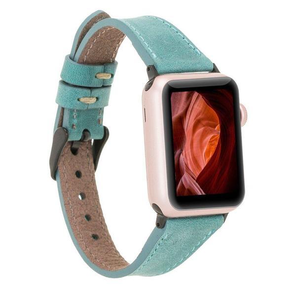 Apple Watch Uyumlu Deri Kordon 42-44-45mm Slim CZ12 - Image 1