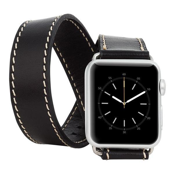 Apple Watch Uyumlu Deri Kordon 38-40-41mm DT RST1 - Image 1