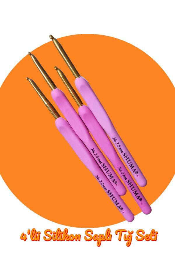 Shuma Silikon Saplı Tığ Seti 2,2 Mm-2,5 Mm-3 Mm-3,5 Mm - Image 1