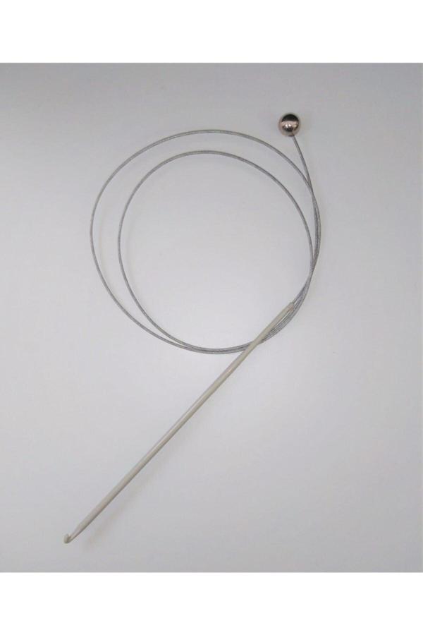 Stoplu Çelik Telli Misinalı 80 Cm No:3.00 Mm Tunus Şişi - Image 1