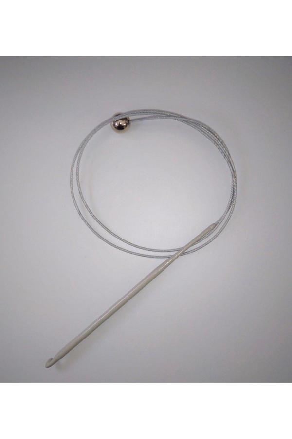 Sultan Stoplu Çelik Telli Misinalı 80 Cm No:4.50 Mm Tunus Şişi - Image 1