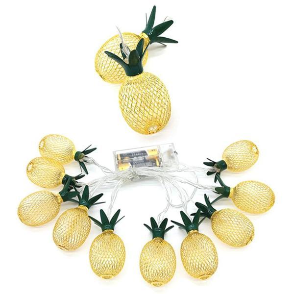 2m 10 Led Pilli 2 Kademeli Ananas Led Işık MZ6200-251 - Image 1
