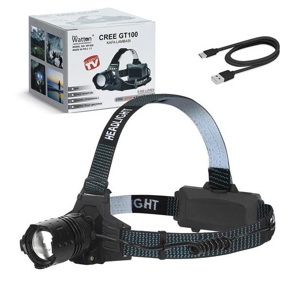 GT100 Led Şarjlı Kafa Lambası WT-628 - Image 1