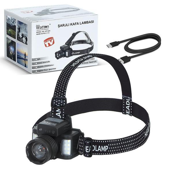 Sensörlü Cree TG Led Şarjlı Kafa Lambası WT-625 - Image 1