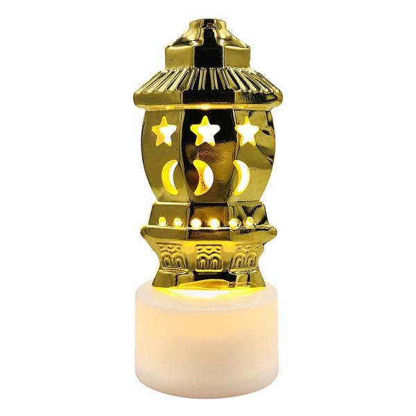 12 li Ramazan Ayaklı Led Işık Gold Renk Gün Işığı MZ6200-235 - Image 1