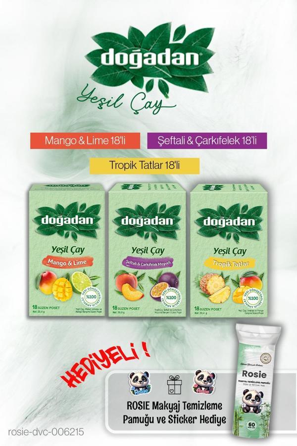 Doğadan Tropik, Mango, Şeftali 18'li ve Rosie Pamuk - Image 1