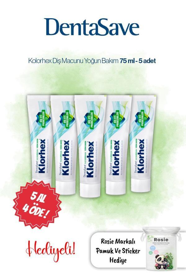 5 AL 4 ÖDE Dentasave Klorhex Diş Macunu Yoğun Bakım 75 ml ve Rosie - Image 1