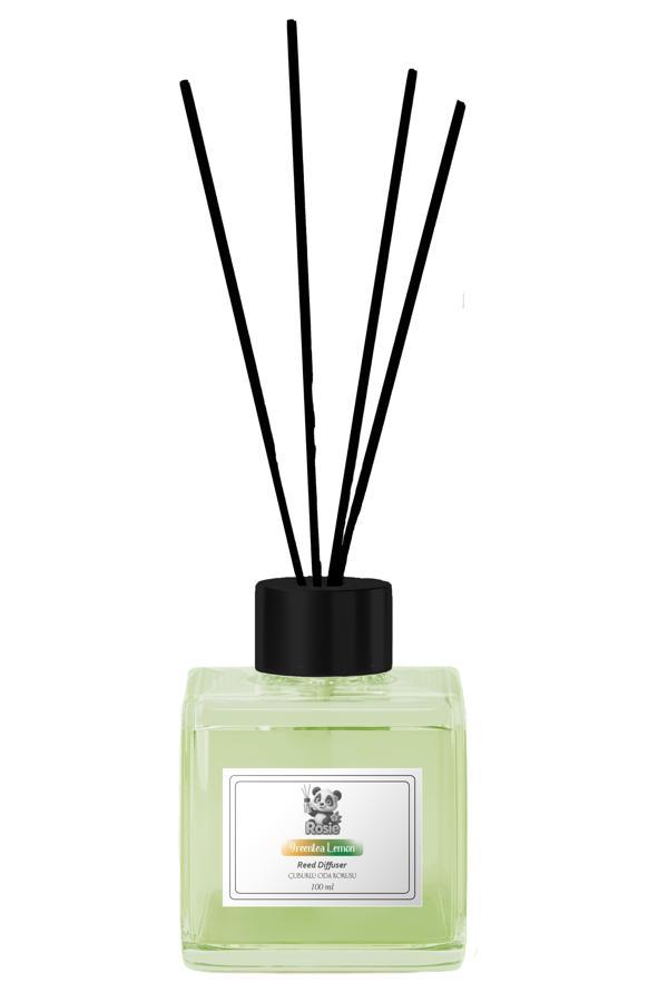 ROSIE Greentea Lemon Reed Diffuser Çubuklu Oda Kokusu 100 ml - Image 1