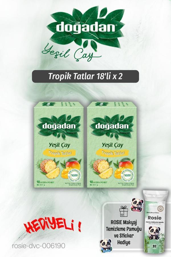 Doğadan Tropik Tatlar 18'li x 2 ve Rosie Pamuk Hediyeli - Image 1