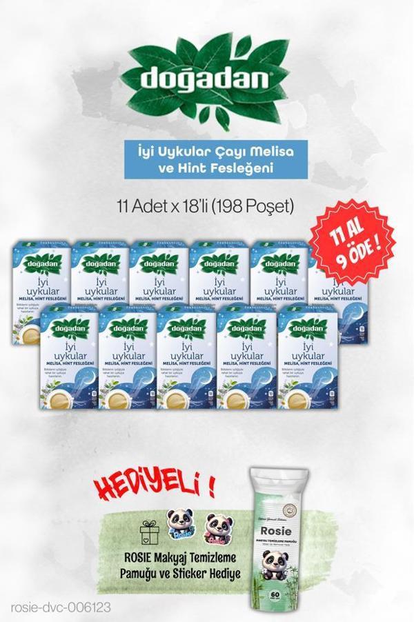 Doğadan İyi Uykular Çayı Melisa ve Hint Fesleğeni 11 AL 9 ÖDE ve Rosie - Image 1