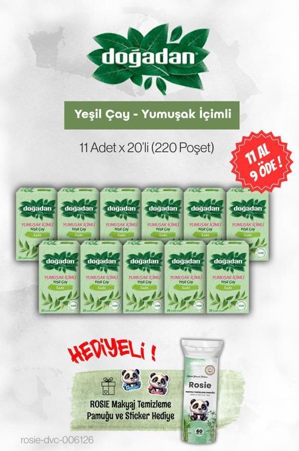 Doğadan Yeşil Çay Yumuşak İçimli 20'li 11 AL 9 ÖDE ve Rosie - Image 1