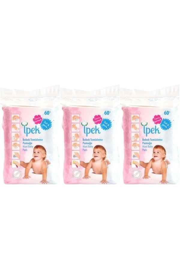 İpek Bebek Temizleme Pamuğu 180 Adet - Image 1