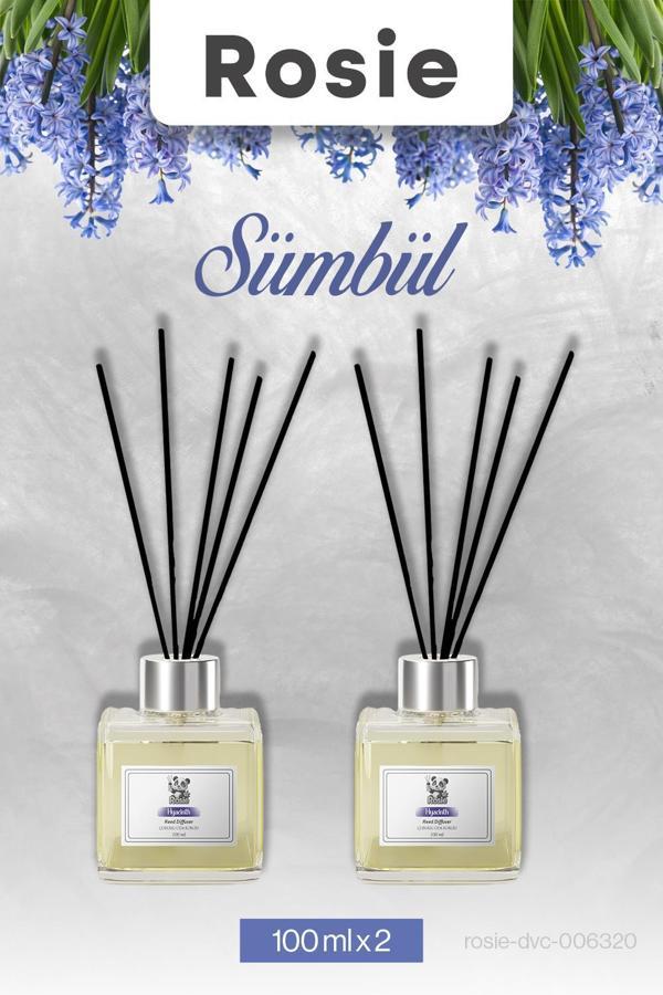 2 Adet Sümbül Rosie Çubuklu Oda Kokusu 100 ml - Image 1