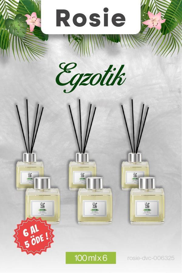 Egzotik 6 AL 5 ÖDE, Rosie Çubuklu Oda Kokusu 100 ml - Image 1