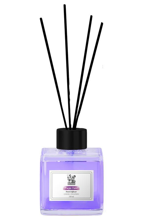 ROSIE Purple Violet Reed Diffuser Çubuklu Oda Kokusu 100 ml - Image 1